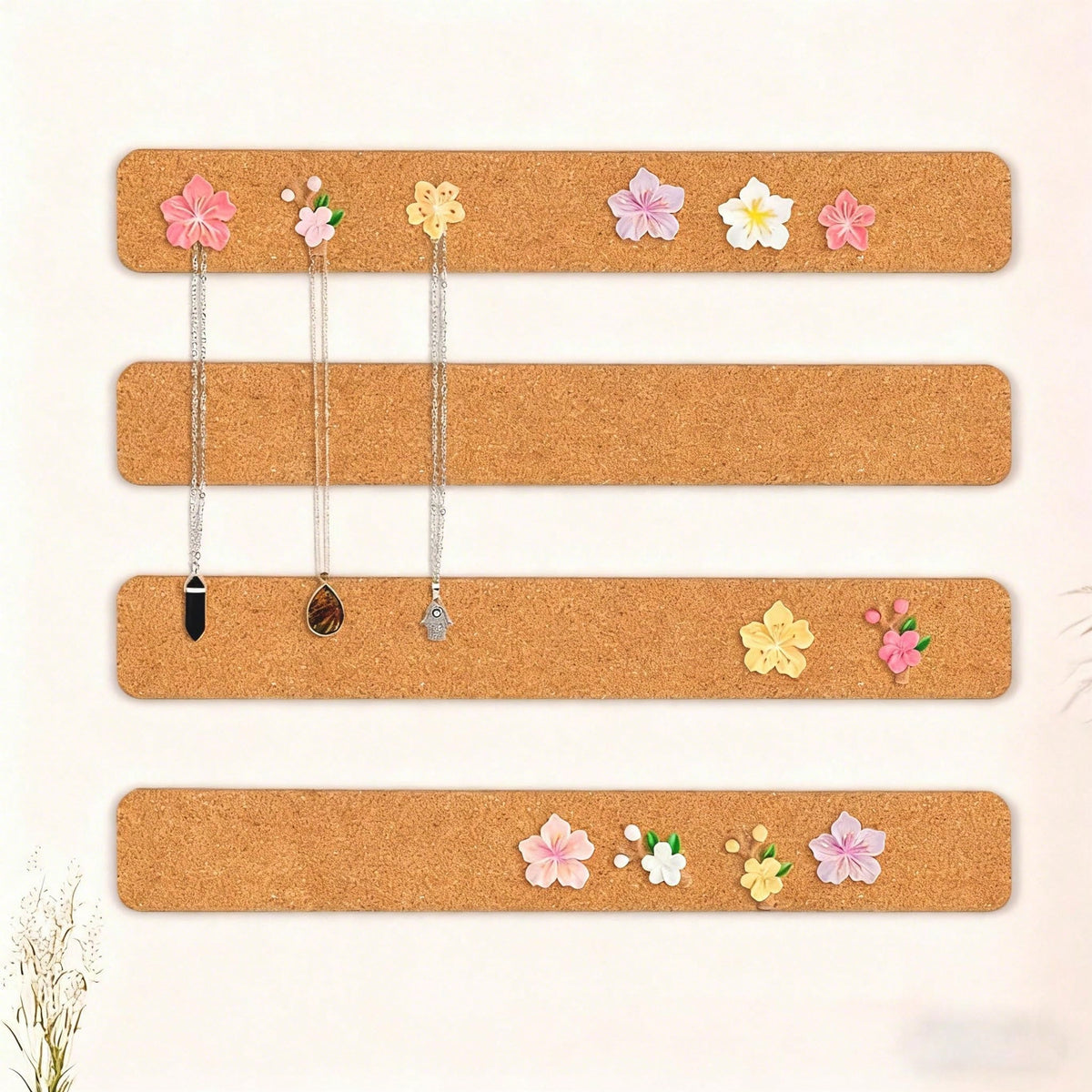 1 Box 10pcs/20pcs/30pcs Pink Floral Push Pins- Decorative Cartoon Flower Thumbtacks For Cork Boards, Photos, Wall Maps & School Supplies