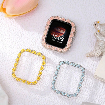 1 Daisy Hollow Design Watch Case Compatible With Apple Watch Series 11/10/SE/9/8/7/6/5/4/3/2/1, Suitable For Men And Women