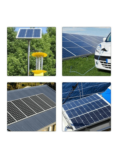 1 Pack Waterproof Solar Panel Battery Charger, 600 Watts Solar Panel Kit 100A 12V Battery Charger With Controller Caravan Boat