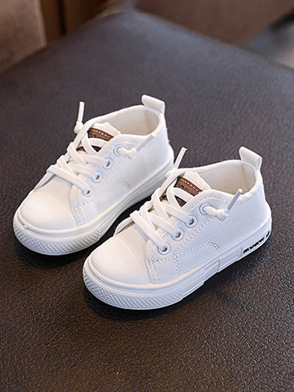 1 Pair Baby Casual Sneakers, Spring/Autumn New Soft Bottom Non-Slip Toddler Boys Canvas Shoes, Baby Shower Gift