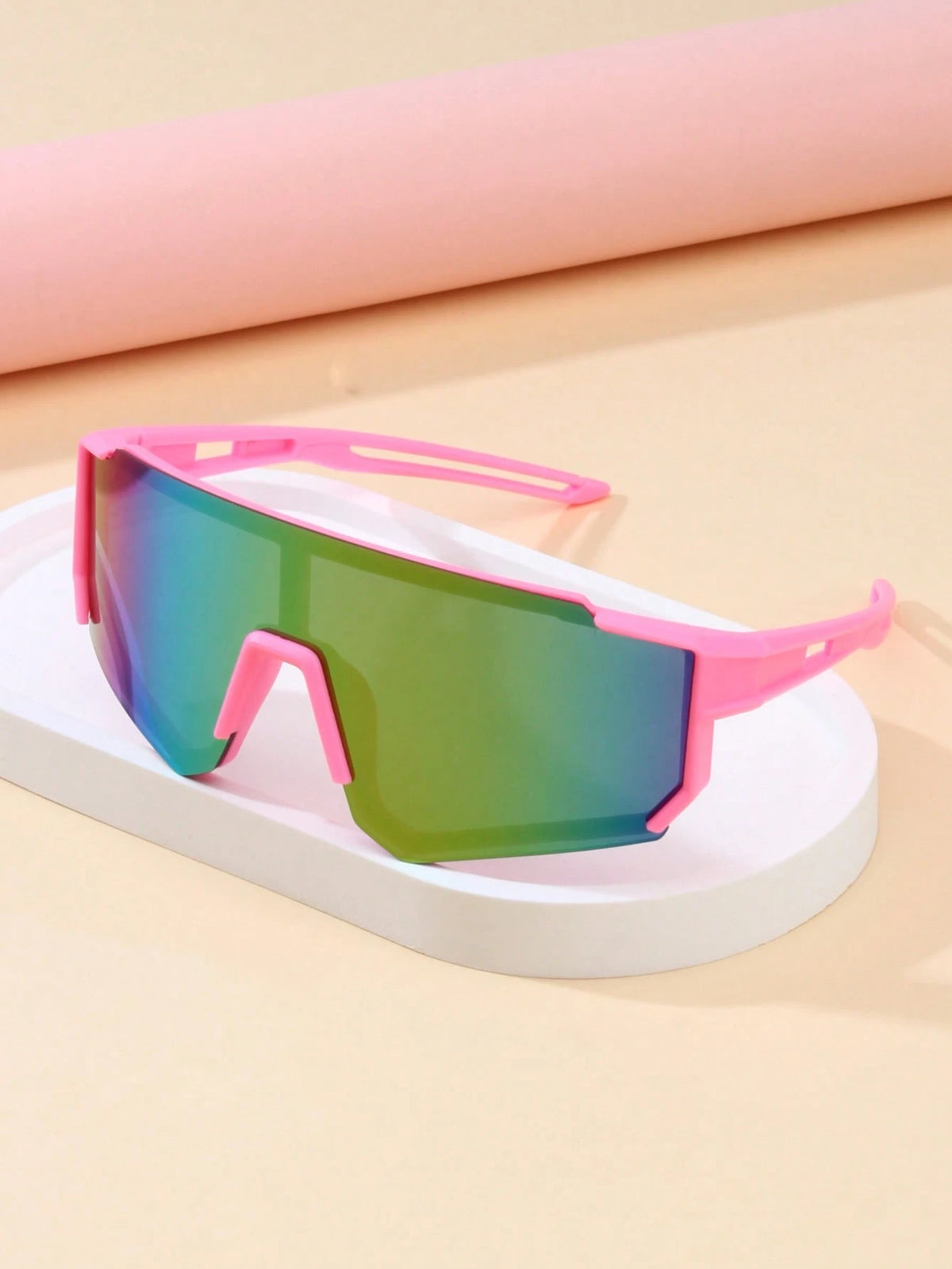 1 Pair Children's Fashion Goggles, Suitable For Boys And Girls, Classic Integrated Protective Glasses For Cycling, Skiing, Hiking, Outdoor Sports And Travel