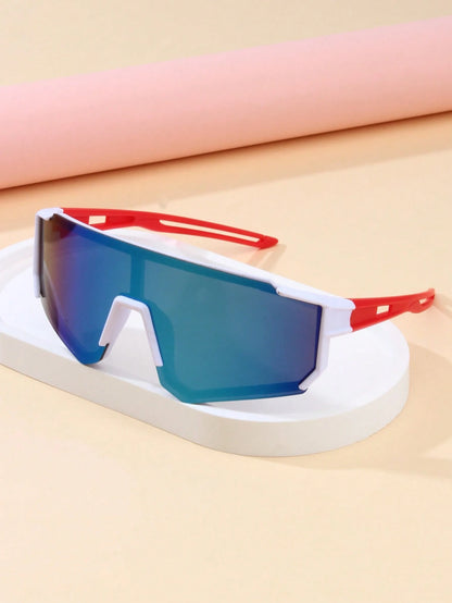 1 Pair Children's Fashion Goggles, Suitable For Boys And Girls, Classic Integrated Protective Glasses For Cycling, Skiing, Hiking, Outdoor Sports And Travel