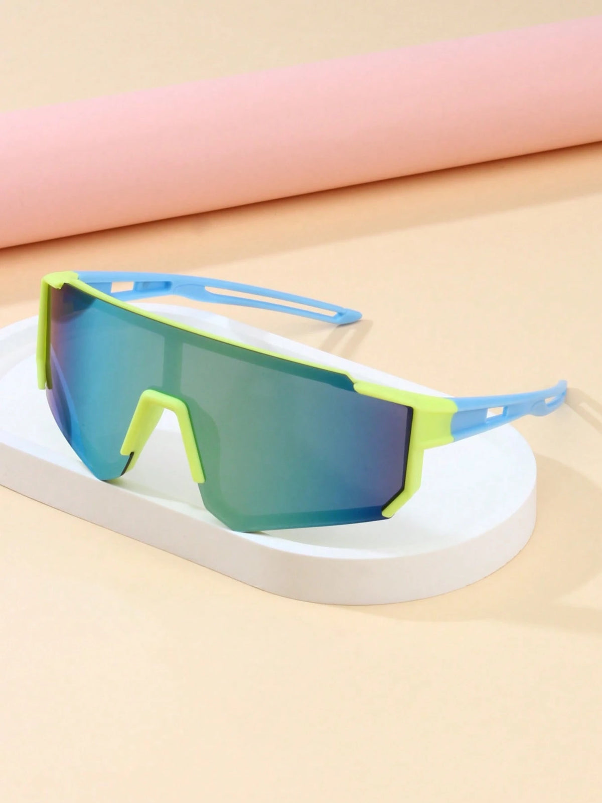 1 Pair Children's Fashion Goggles, Suitable For Boys And Girls, Classic Integrated Protective Glasses For Cycling, Skiing, Hiking, Outdoor Sports And Travel