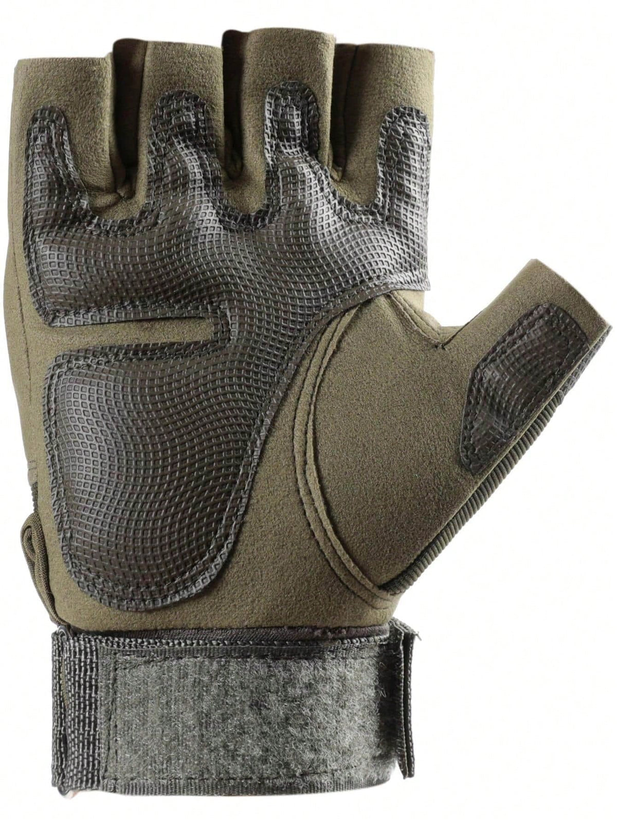 1 Pair Half Finger Shell Motorcycle Outdoor Cycling Gloves