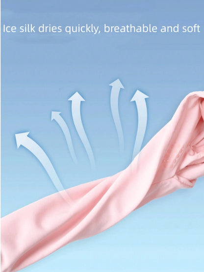 1 Pair Lightweight Anti-UV Fingerless Driving Gloves, Breathable For Summer Cycling, Suitable For Ladies, Gift For Girlfriend/Mother