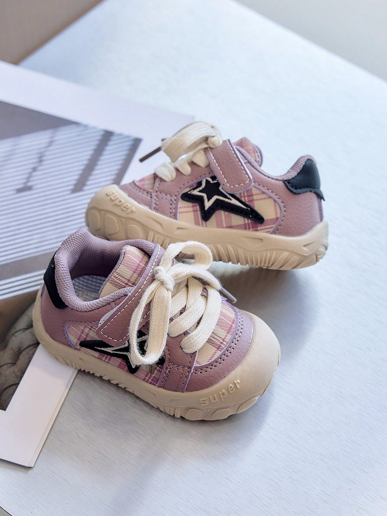 1 Pair Unisex Kids Anti-Kick Comfortable Casual Shoes, Versatile Lightweight Non-Slip Toddler Sports Shoes