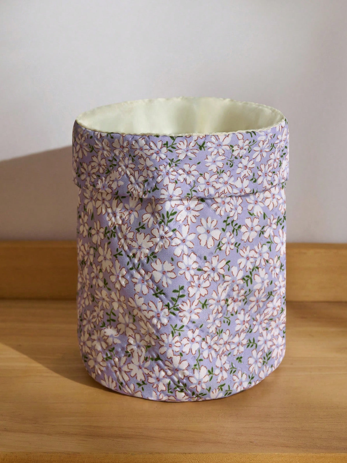 1 Piece, Oxford Cloth Embossed New Natural Pastoral Style Small Flower Pattern Cosmetic Bag, Easy To Carry For Short Trips, Storage Bag, Suitable For Going Out For Storage