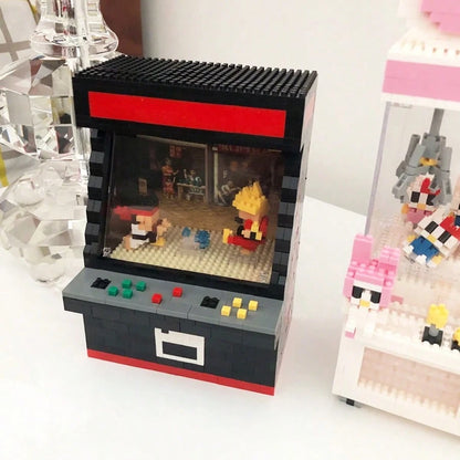 1 Set 1060pcs Video Game Model Creative Building Blocks Toy, Micro-Particle Puzzle Bricks Assembly Toy To Develop Hands-On Ability, Suitable As Birthday Gift/Home Decor For Brick Hobbyists (Transpare