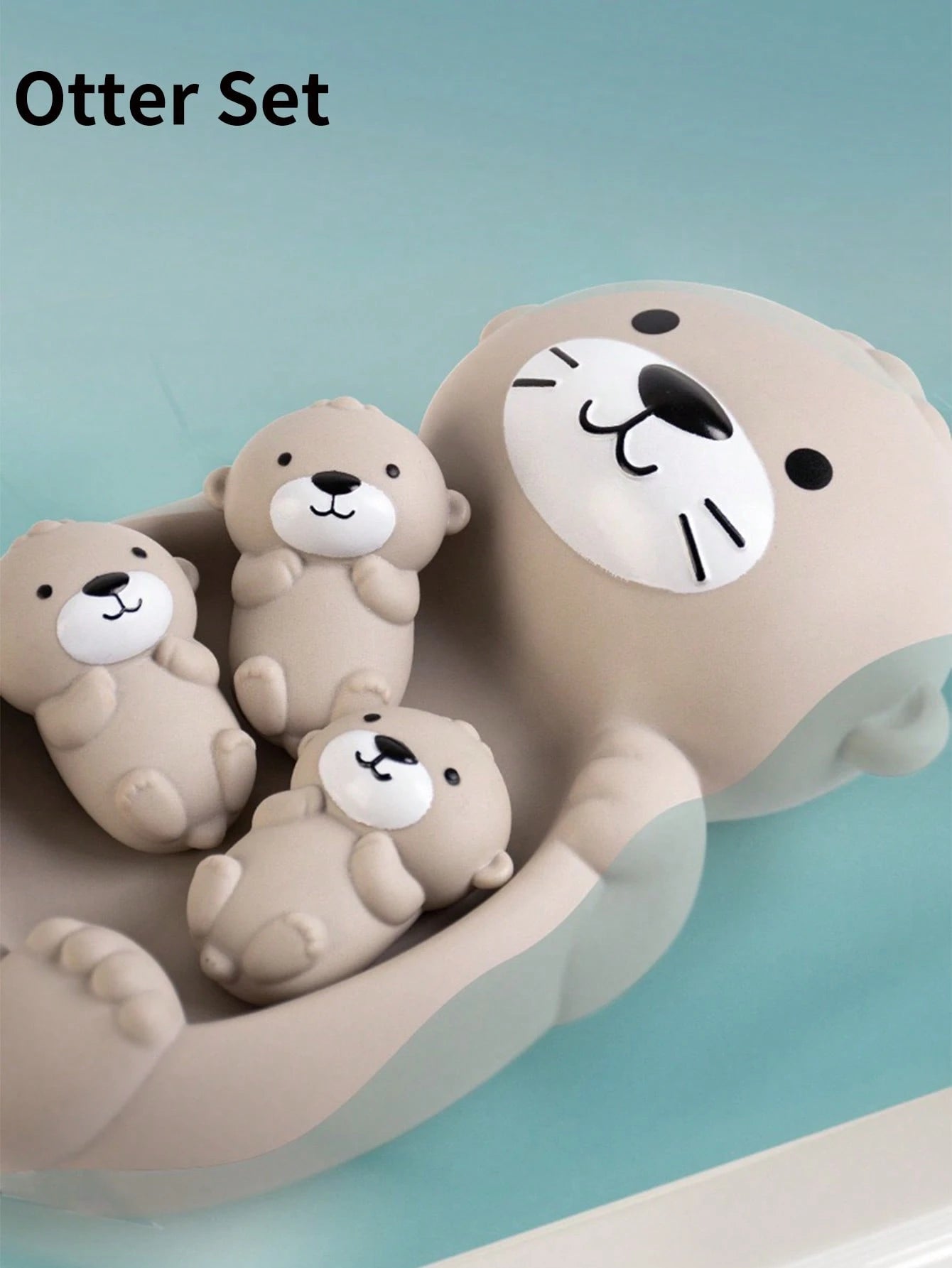 1 Set Animal Shaped Bath Toys (Duck/Otter/Seal), Durable Plastic Floating Animal Toys, Infant/Toddler Bathtub Water Toys, Suitable For Babies 6 Months And Up, Bathroom/Pool Water Toy Set, Essential In