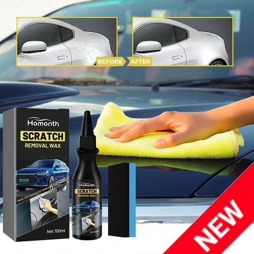 1 SET Car Scratch Repair Paste, Car Scratch Repair Paste Polishing Wax,100ml Car Scratch Remover,Car Paint Scratch Repair Wax, Car Cleaning Kit With Sponge, For Slight Scratches