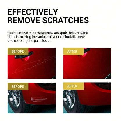 1 SET Car Scratch Repair Paste, Car Scratch Repair Paste Polishing Wax,100ml Car Scratch Remover,Car Paint Scratch Repair Wax, Car Cleaning Kit With Sponge, For Slight Scratches