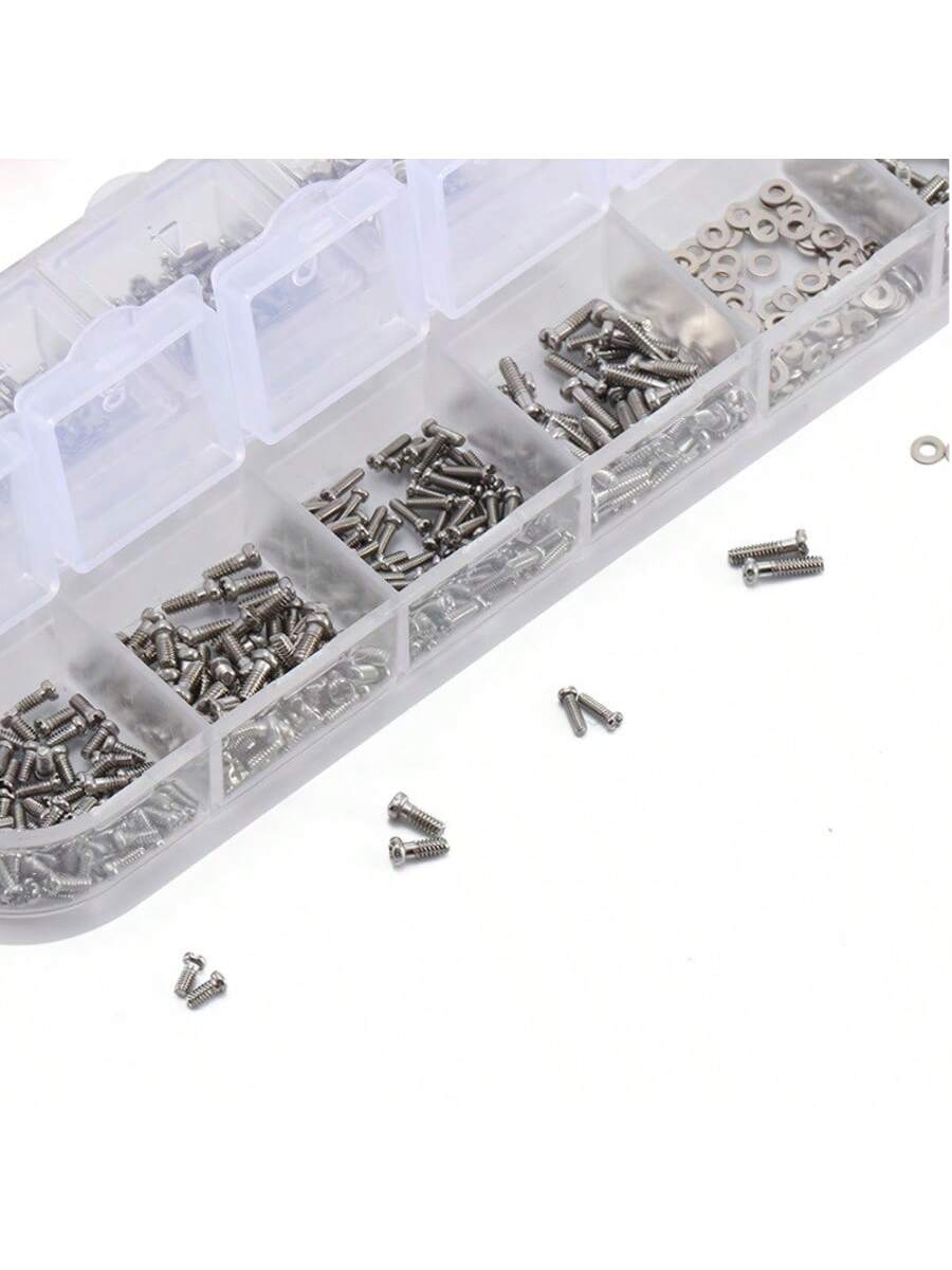 1 Set Eyeglasses Repair Kit, Eyeglass Screws And Screwdriver For Glasses, Sunglass, Jewelry, Spectacles And Watch