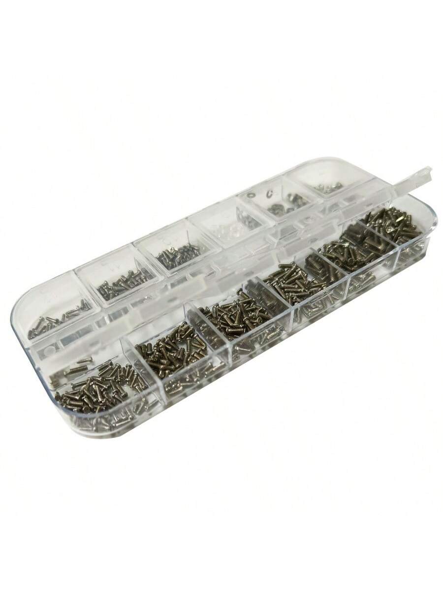 1 Set Eyeglasses Repair Kit, Eyeglass Screws And Screwdriver For Glasses, Sunglass, Jewelry, Spectacles And Watch