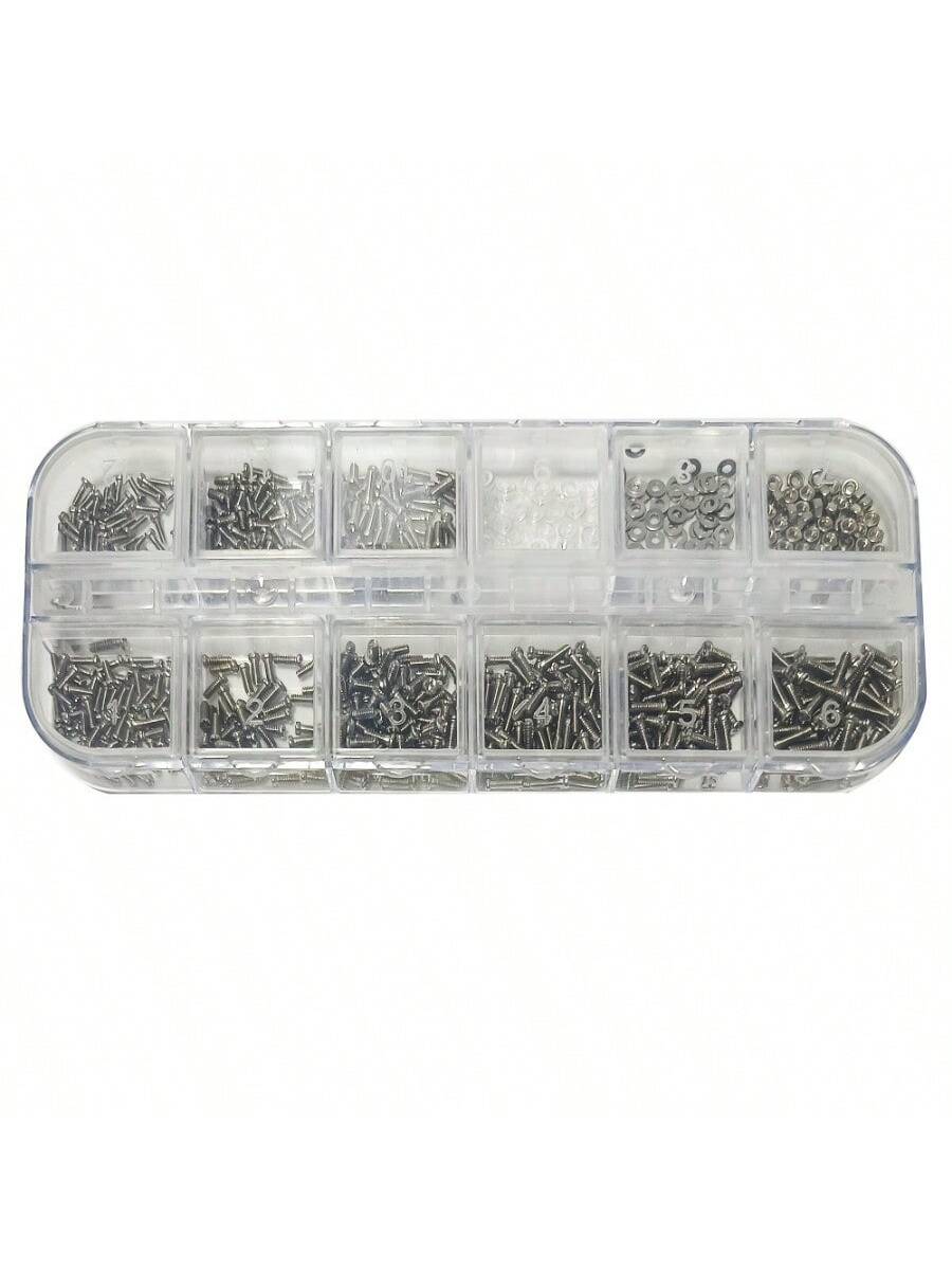 1 Set Eyeglasses Repair Kit, Eyeglass Screws And Screwdriver For Glasses, Sunglass, Jewelry, Spectacles And Watch