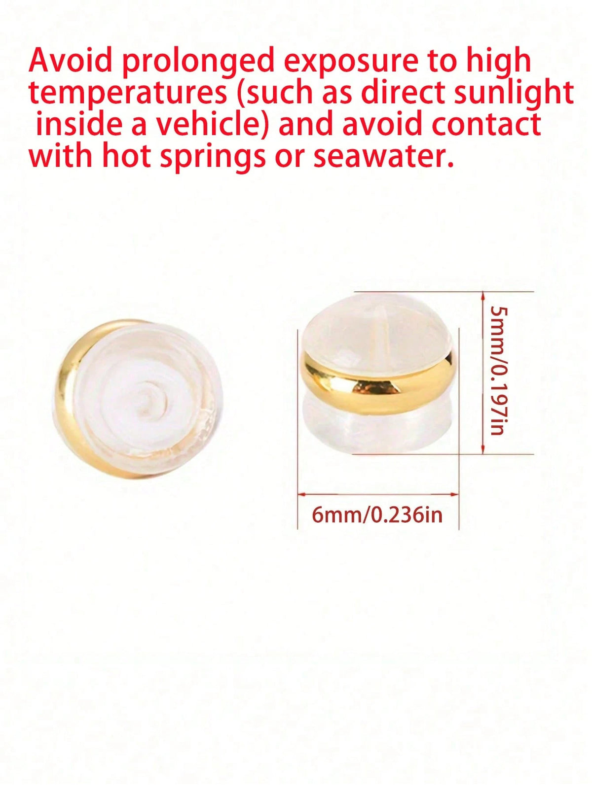 10/20/50pcs Silicone Earring Backs/Stoppers, Suitable For Earrings/Dangle Earrings, Locking Safety Earring Backs, Securely Hold Heavy Earrings, Non-Irritating & Hypoallergenic Soft Transparent Earring