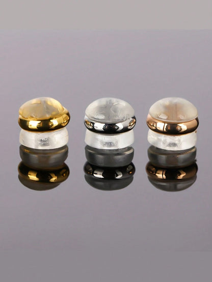 10/20/50pcs Silicone Earring Backs/Stoppers, Suitable For Earrings/Dangle Earrings, Locking Safety Earring Backs, Securely Hold Heavy Earrings, Non-Irritating & Hypoallergenic Soft Transparent Earring