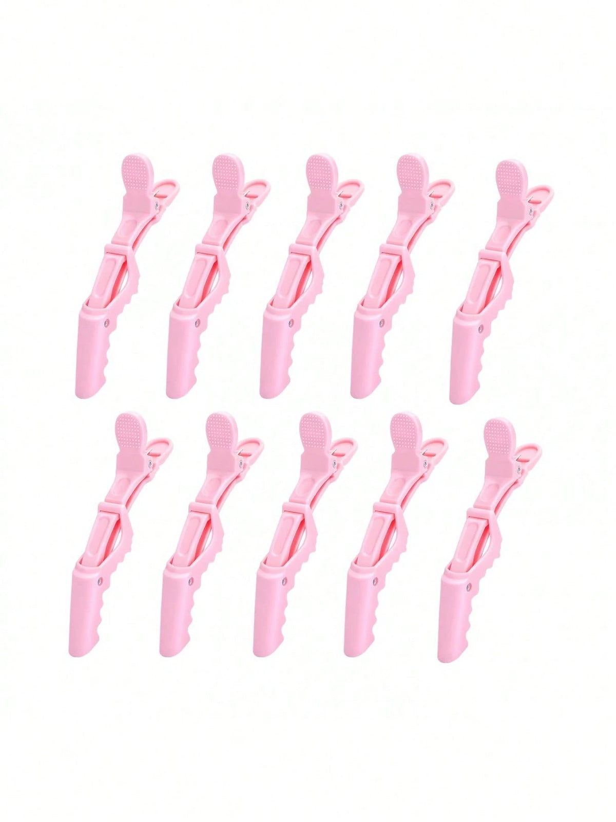 10/5/2-Pcs Multi-Color Crocodile Hair Sectioning Clips- Durable Non-Slip Grip, Easy Styling And Salon Use For Hair Dye, Perm, And Sectioning- Premium Plastic Alligator Clips For Hairdressers And Hom