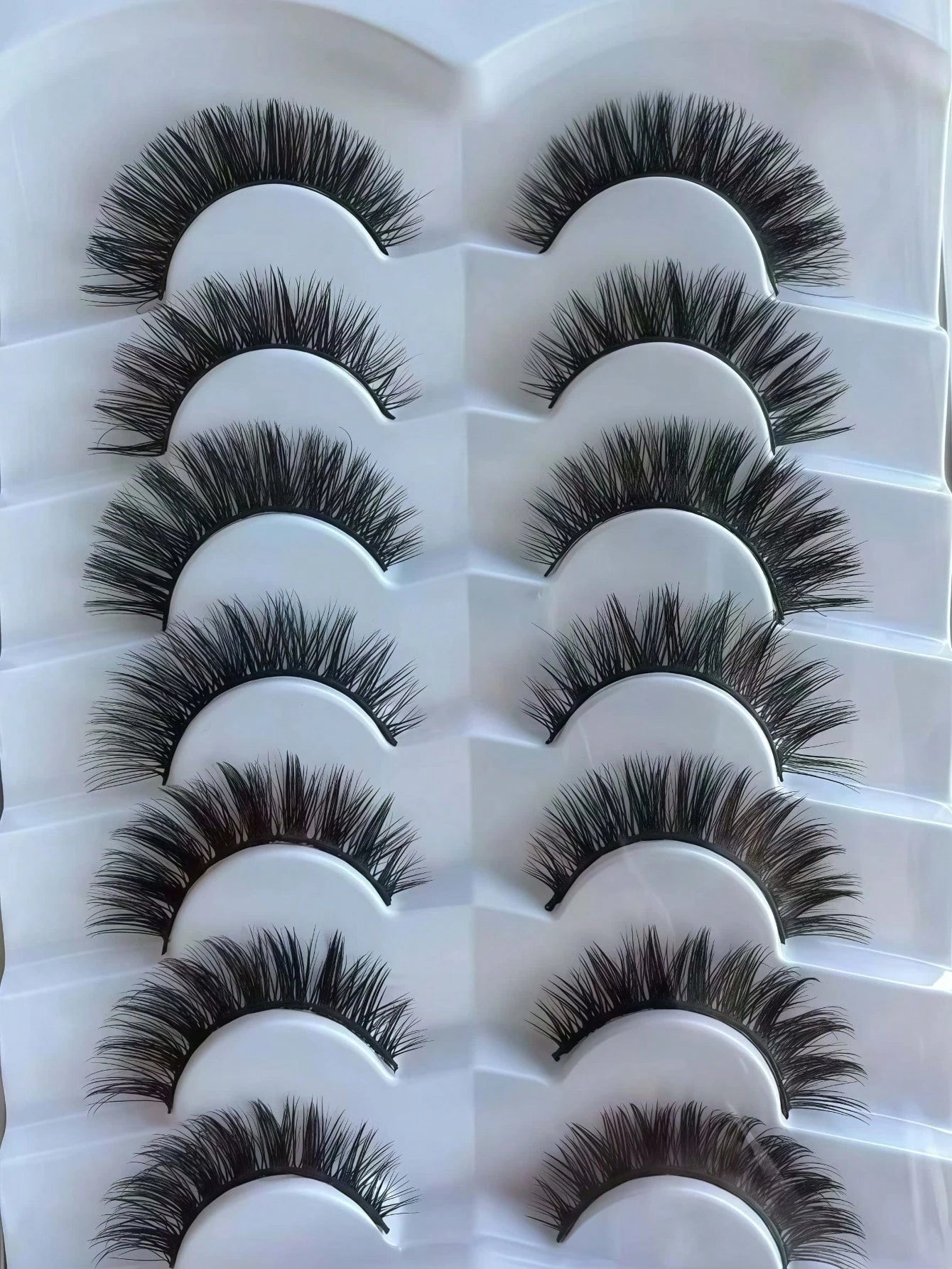 10/7 Pairs Cat Eye False Eyelashes/3D Faux Mink Natural False Eyelashes Classic Russian Dense Eyelash Extensions Faux Mink Strip Lashes/Soft Strip Lashes Set Strip Lashes, Eyelashes, False Eyelashes