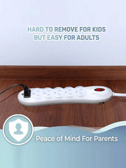 10 Pcs Baby Proofing Safety Child Safety Electrical Plug Protector With Hidden Handle Outlet Cover For Electrical Outlets For The Protection Of Children And Toddlers. Baby Shower Family Decorations Gi