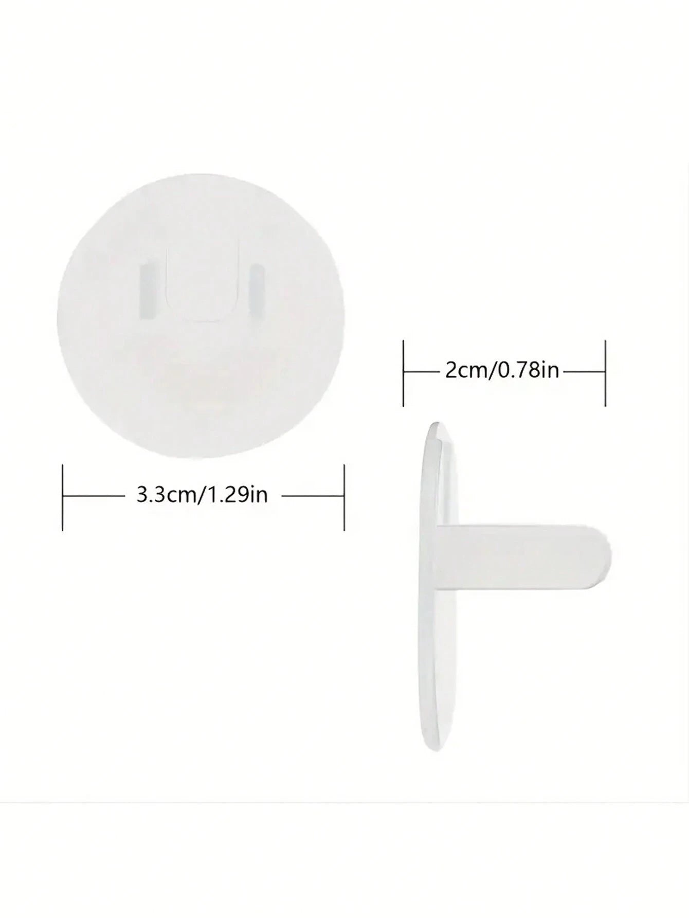 10 Pcs Baby Proofing Safety Child Safety Electrical Plug Protector With Hidden Handle Outlet Cover For Electrical Outlets For The Protection Of Children And Toddlers. Baby Shower Family Decorations Gi