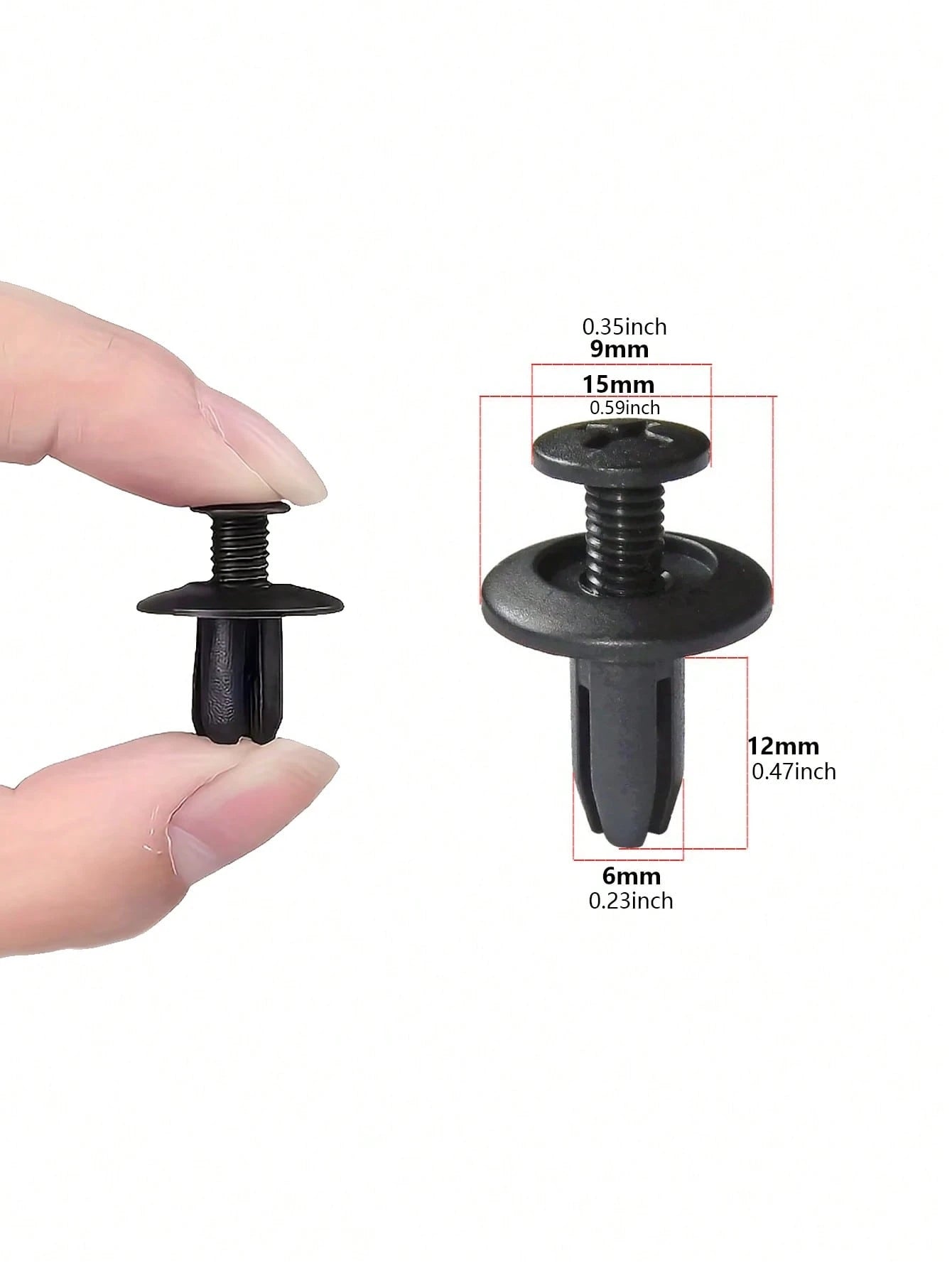 100/50/10pcs Heavy Duty Nylon Car Cable Ties| Automotive Cable Ties, Strong Fixation, Universal Fasteners, Suitable For Bumper/Wheel Arch/Door Panel, Easy To Install Car Decoration Accessories