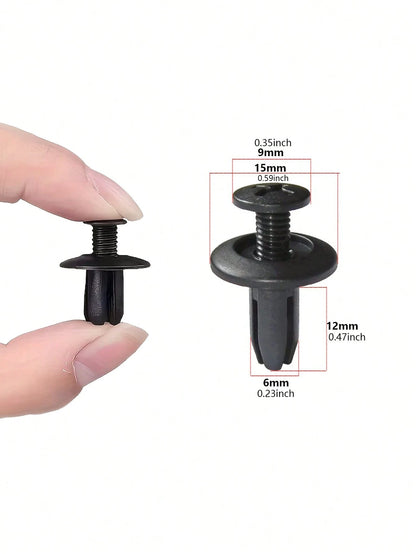 100/50/10pcs Heavy Duty Nylon Car Cable Ties| Automotive Cable Ties, Strong Fixation, Universal Fasteners, Suitable For Bumper/Wheel Arch/Door Panel, Easy To Install Car Decoration Accessories