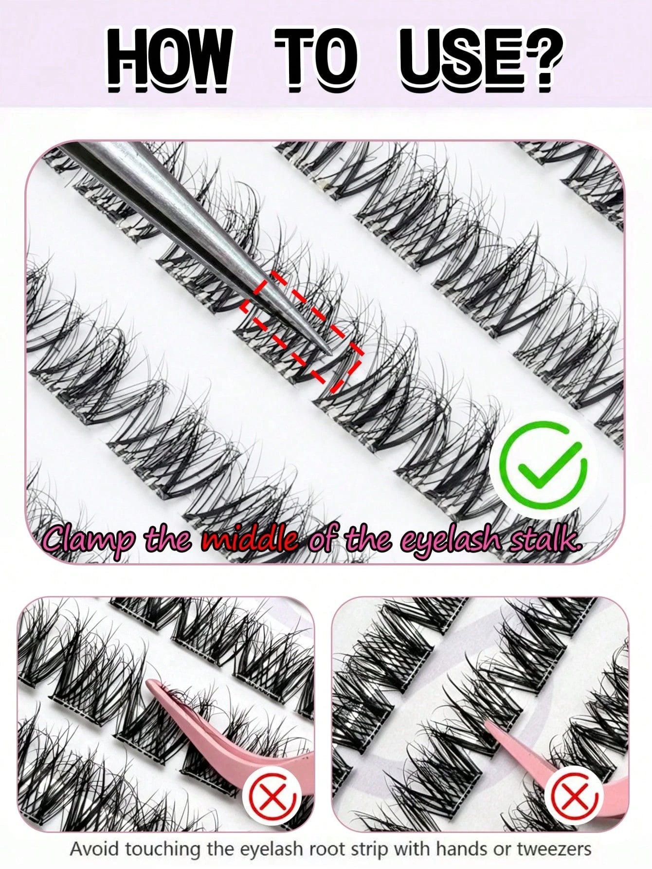 100 Clusters Of Adhesive-Free Self-Adhesive False Eyelashes, Natural Micro-Arc Fluffy Style, Single Cluster Segmented Layered Arrangement, Easy To Use In DIY At Home,Suitable For Various Eye-Fitting N