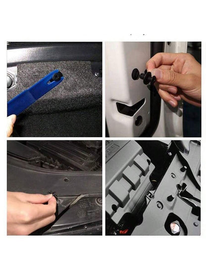 100pcs 8mm Plastic Rivets Fasteners Screws, Black Car Bumper Fender Rivet Clips, Kia, And Other Vehicle Models