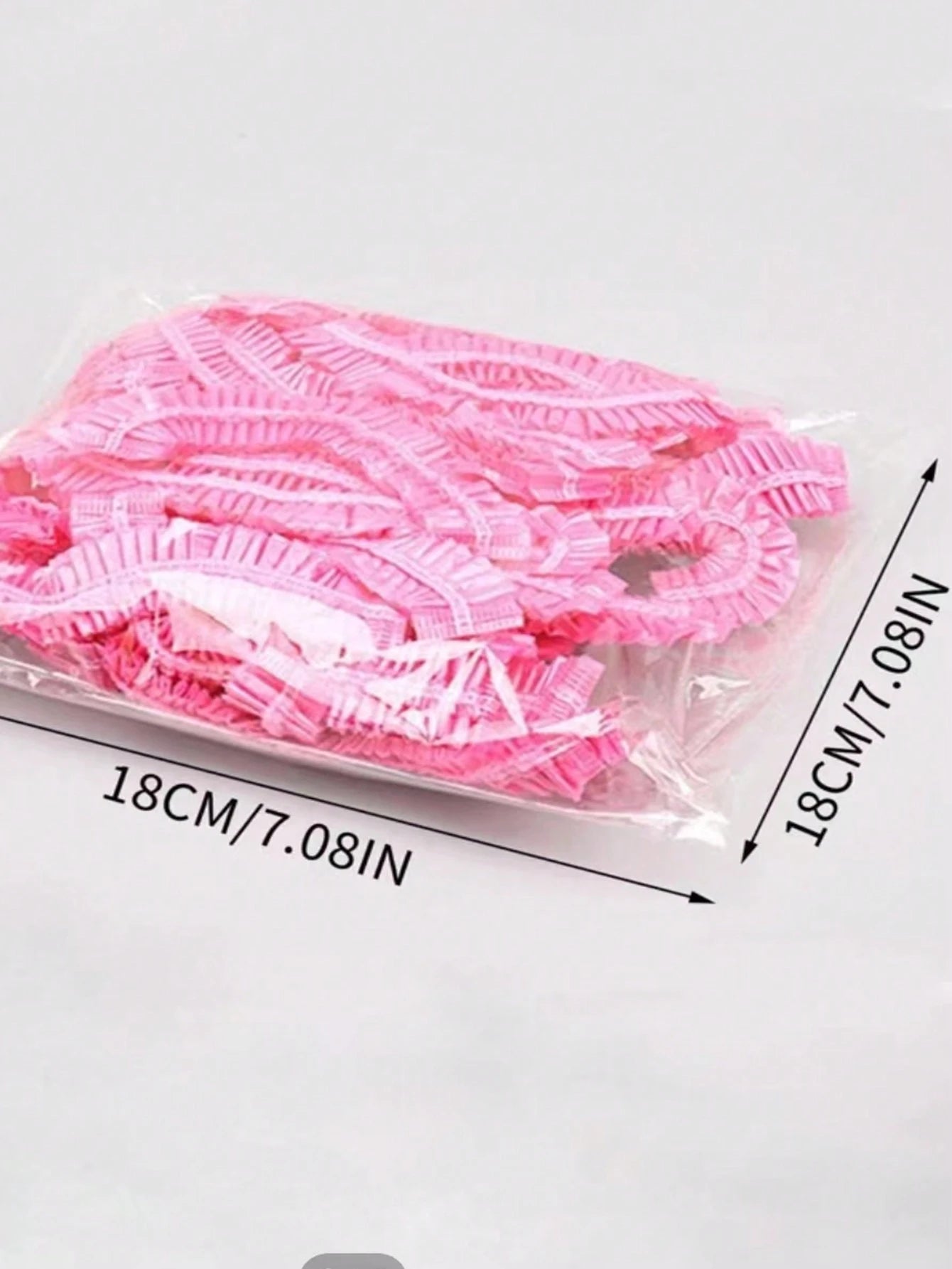 100pcs/Pack Thickened Shower Caps, Waterproof Bathroom & Kitchen Oil-Proof Caps, Salon Hair Coloring & Treatment Protective Caps