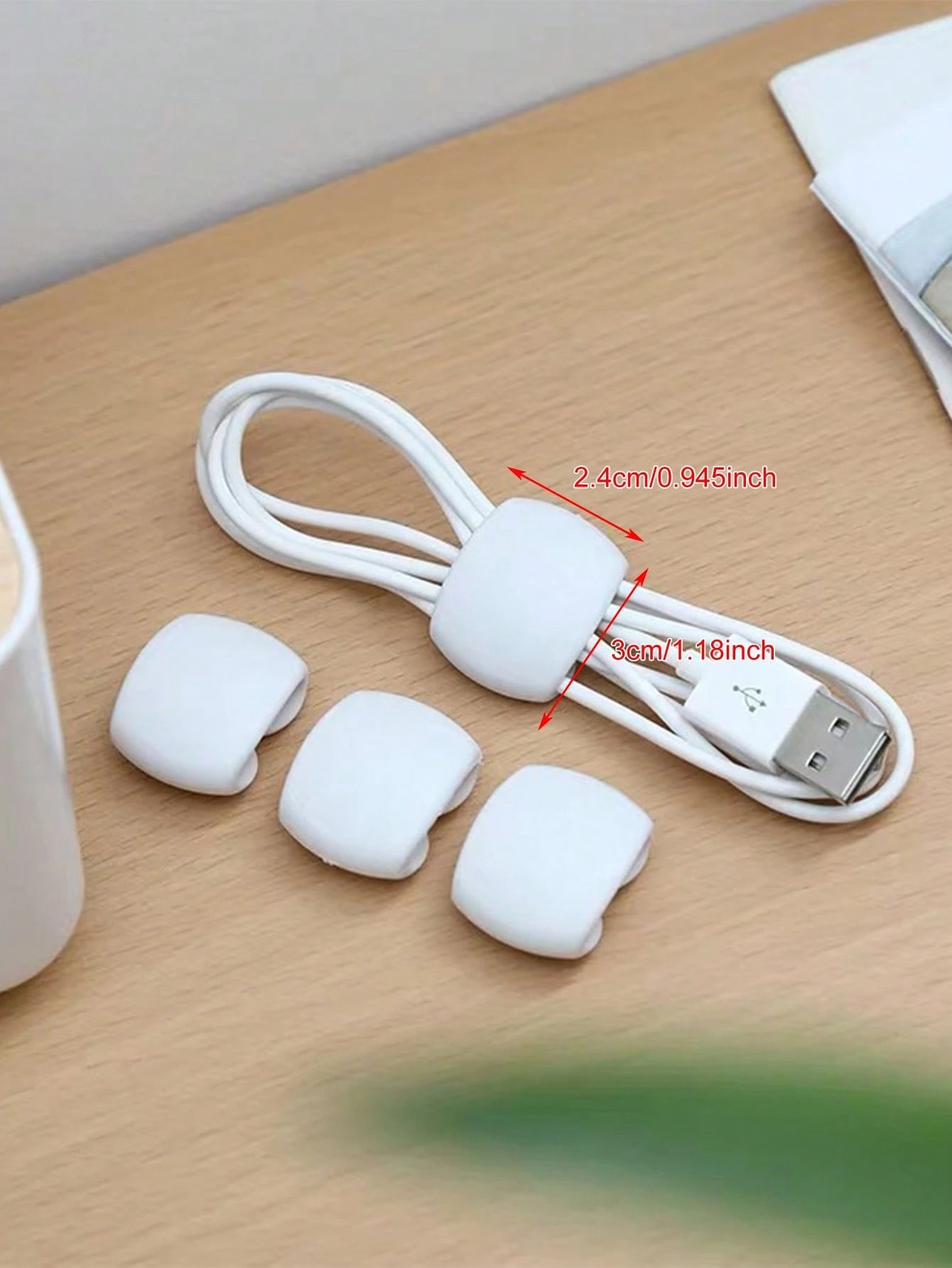 10pcs Cable Management Clips For Data Cable, Earphones, Charging Cable, Cord Organizer For Wire Management Cable Organizer
