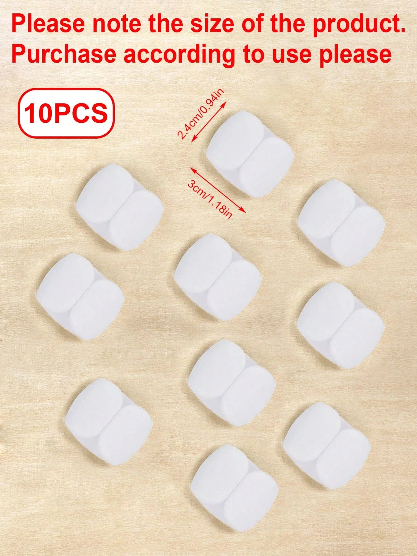 10pcs Cable Management Clips For Data Cable, Earphones, Charging Cable, Cord Organizer For Wire Management Cable Organizer