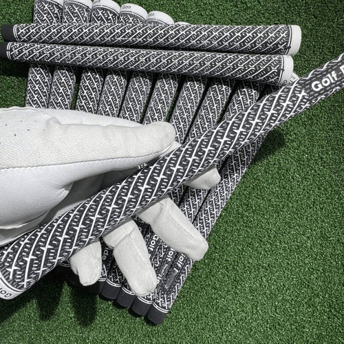 10pcs Golf Grip Rubber Iron Wood Club Non-Slip Wear-Resistant Grip