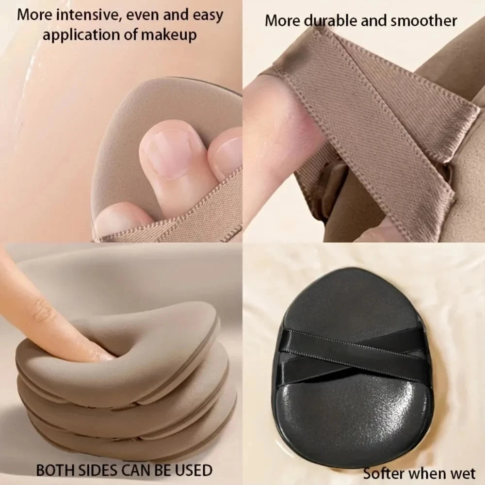 10pcs Makeup Sponge Powder Puff, Multi-Functional Foundation Concealer Powder Setting Blending Sponge, Suitable For Liquid, Cream, Dry And Wet Use Makeup Tool