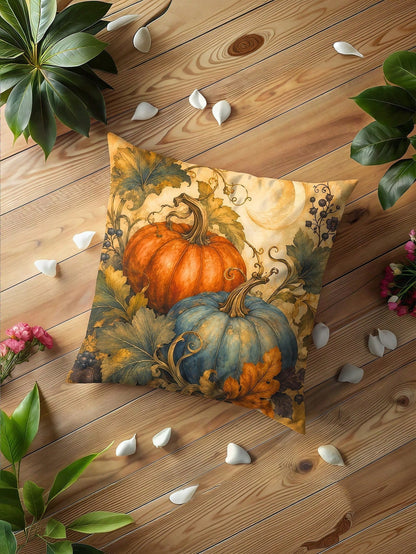11/2/4pcs Autumn Pumpkin Pillow Covers| Autumn Harvest Art| Seasonal Thanksgiving Decorative Pillowcases, Maple Leaf Decorative Seasonal Cushion Covers, Home Decor For Sofa