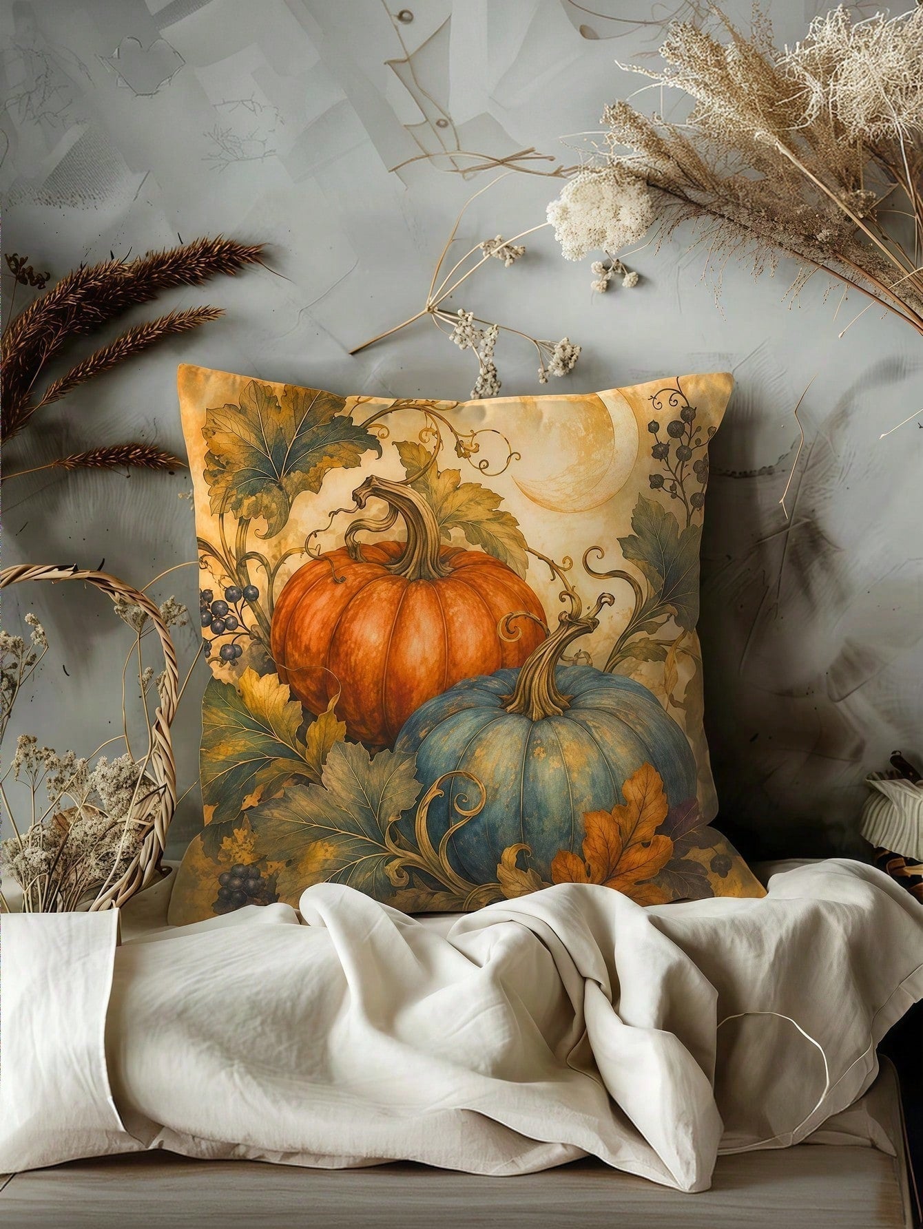 11/2/4pcs Autumn Pumpkin Pillow Covers| Autumn Harvest Art| Seasonal Thanksgiving Decorative Pillowcases, Maple Leaf Decorative Seasonal Cushion Covers, Home Decor For Sofa