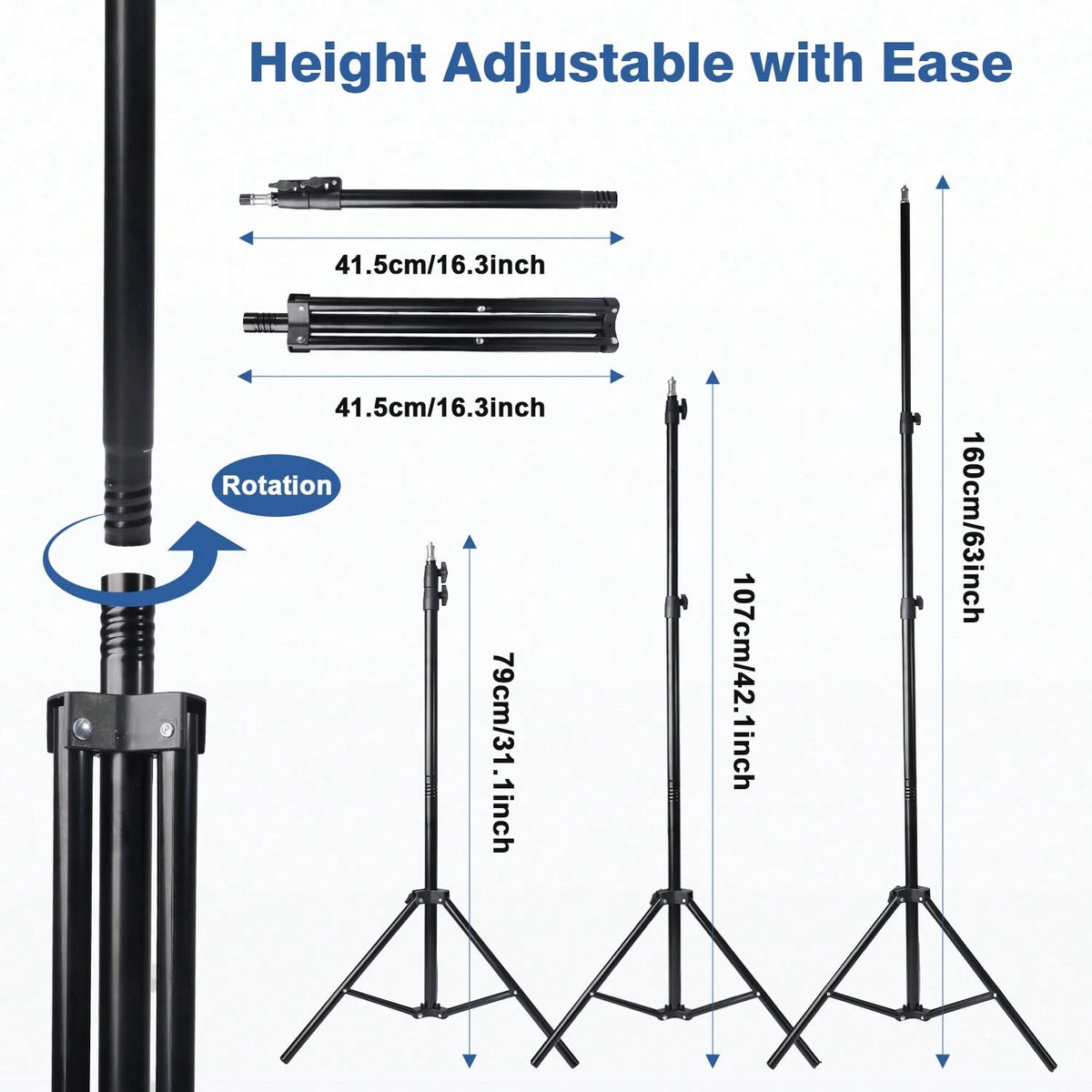 12-Inch Ring Light Strip, 63-Inch Extendable Tripod And Phone Holder, Dimmable LED Ring Light For Photography And Live Streaming, Suitable For Selfie Camera Photography/Makeup/Video/Live Streaming.Thi