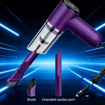 12 Volt Portable Handheld Car Vacuum Cleaner- Powerful, Wireless Design For Easy Removal Of Dust And Pet Hair- Comes With Accessories Kit- Silent Operation