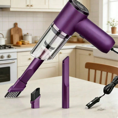 12 Volt Portable Handheld Car Vacuum Cleaner- Powerful, Wireless Design For Easy Removal Of Dust And Pet Hair- Comes With Accessories Kit- Silent Operation