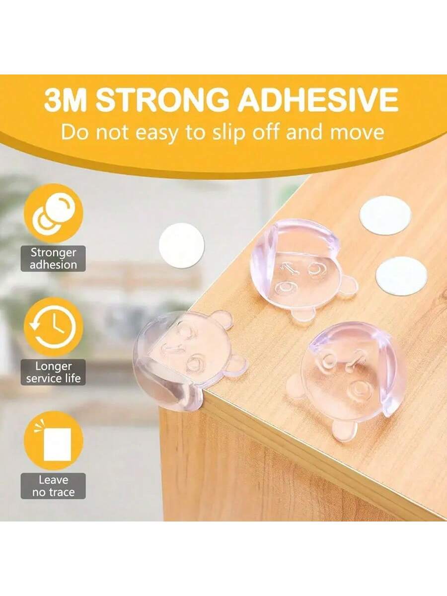 12pcs Baby & Child Corner Protectors- Keep Your Furniture & Coffee Tables & Clear Of Sharp Edges!