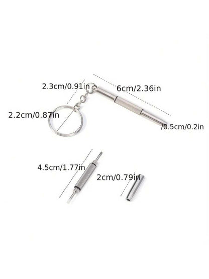 12pcs Repair Parts Tool Set, Includes Small Screws And Nuts, Suitable For Watch, Glasses And Other Repair Parts