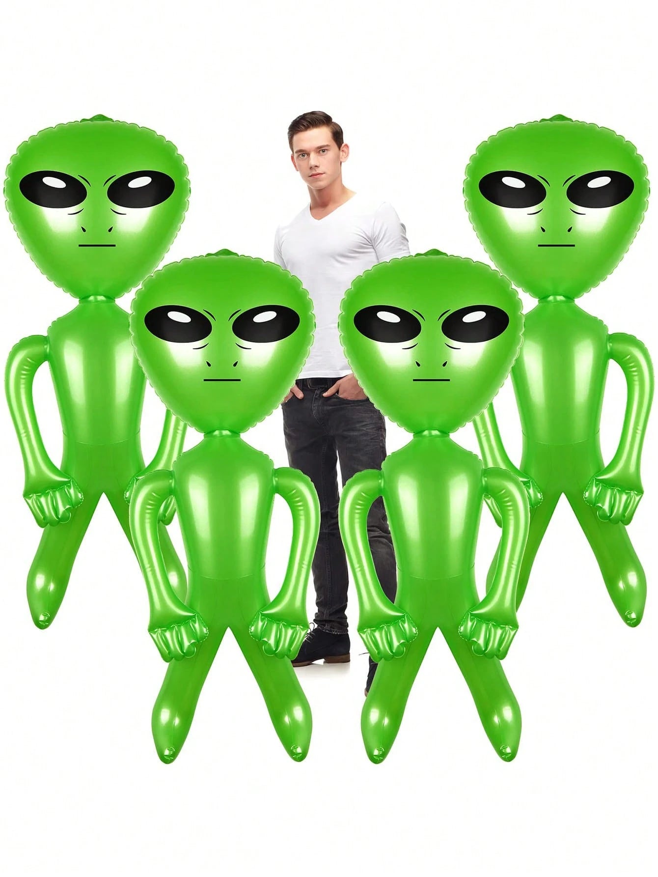 13/9/7/6/3/2/1pc Alien Decor, Suitable For Space Theme Party, UFO Theme Spaceship Party, Birthday Party, Halloween Party, Easter Party, Christmas Party, Family Gathering, Pool Party, Birthday Party, A