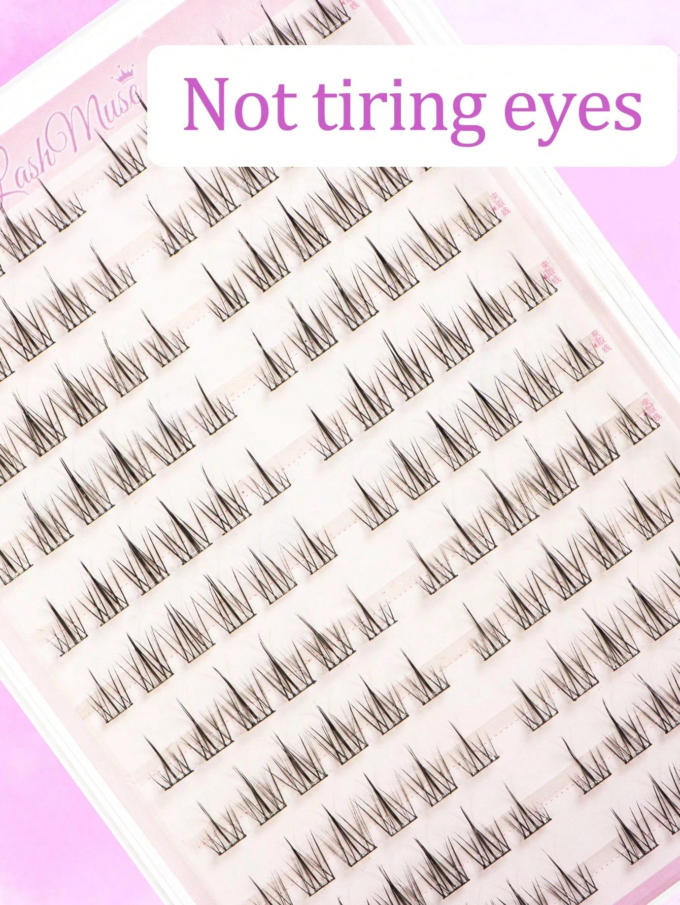 132 Clusters Glue-Free Sunflower False Eyelashes, 6-12MM Mixed Length, Self-Adhesive Strip, No Extra Glue Needed For Quick Application, Sunflower-Shaped Radial Clusters With Natural Curl And Arc, Ligh