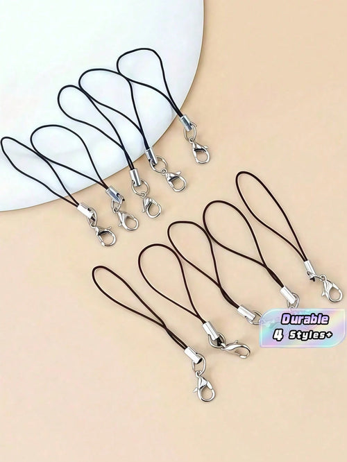 15/20 Pack Phone & USB Drive Lanyards- Detachable Mini Cord With Lobster Clasp For Keychain, DIY Crafts & Accessories