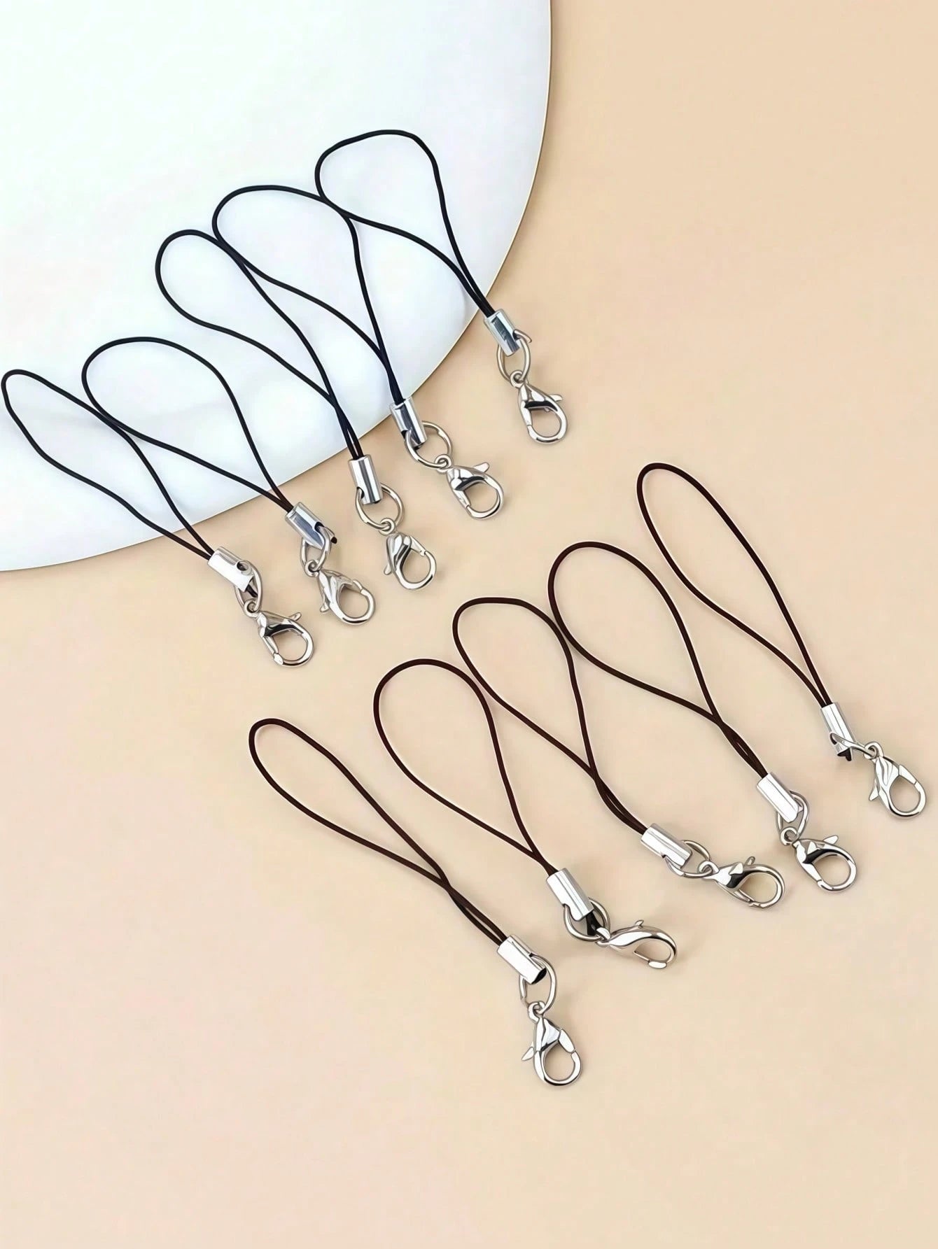 15/20 Pack Phone & USB Drive Lanyards- Detachable Mini Cord With Lobster Clasp For Keychain, DIY Crafts & Accessories