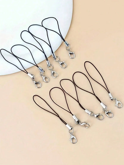 15/20 Pack Phone & USB Drive Lanyards- Detachable Mini Cord With Lobster Clasp For Keychain, DIY Crafts & Accessories