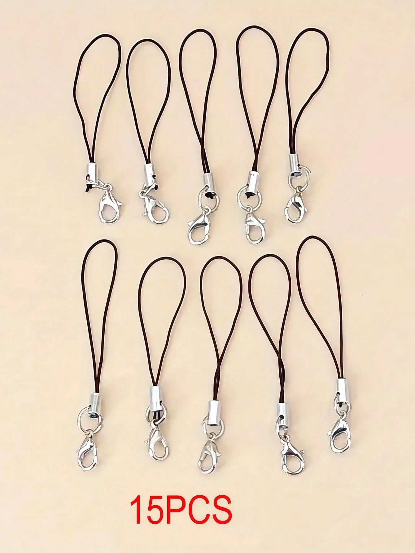 15/20 Pack Phone & USB Drive Lanyards- Detachable Mini Cord With Lobster Clasp For Keychain, DIY Crafts & Accessories
