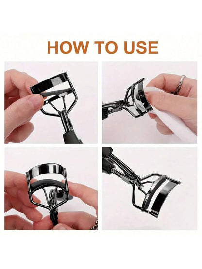 15pcs/11pcs/5pcs/1pc Eyelash Tools Set Including Eyelash Curler And Replacement Rubber Pads, Professional Eye Makeup Tools For Daily Use, Portable Travel Size Eye Lash Extension Accessories.
