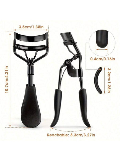 15pcs/11pcs/5pcs/1pc Eyelash Tools Set Including Eyelash Curler And Replacement Rubber Pads, Professional Eye Makeup Tools For Daily Use, Portable Travel Size Eye Lash Extension Accessories.