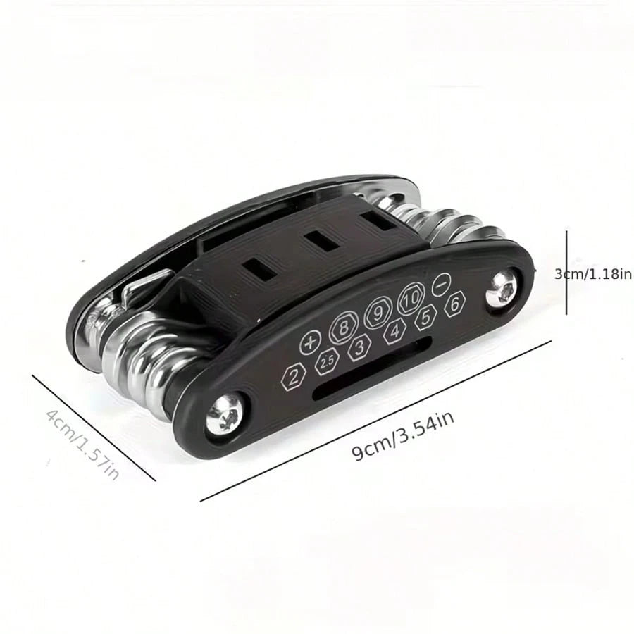 16-In-1 Foldable Multi-Function Screwdriver Wrench Set, Non-Slip Handle And Rotary Design, Durable And Convenient For Home And Auto Repair Universal Portable Maintenance Tool