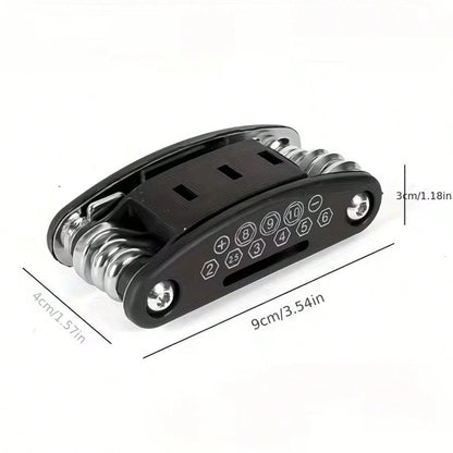 16-In-1 Foldable Multi-Function Screwdriver Wrench Set, Non-Slip Handle And Rotary Design, Durable And Convenient For Home And Auto Repair Universal Portable Maintenance Tool